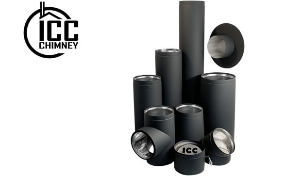 EXCEL ULTRABlack Double Wall Stove Pipe